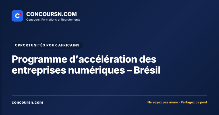 Illustration de l’article : Programme d’accélération des entreprises numériques – Brésil