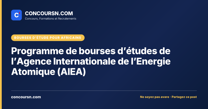 Illustration de l’article : Programme de bourses d’études de l’Agence Internationale de l’Energie Atomique (AIEA)