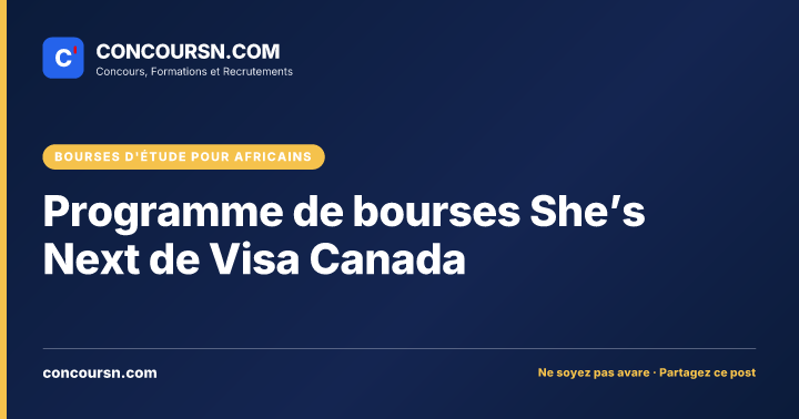 Illustration de l’article : Programme de bourses She’s Next de Visa Canada