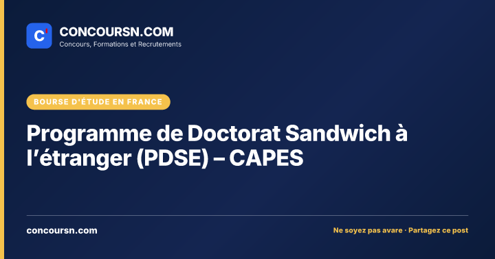 Illustration de l’article : Programme de Doctorat Sandwich à l’étranger (PDSE) – CAPES