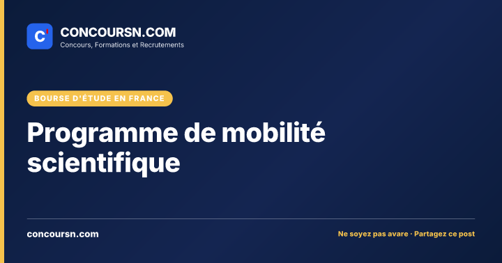 Illustration de l’article : Programme de mobilité scientifique