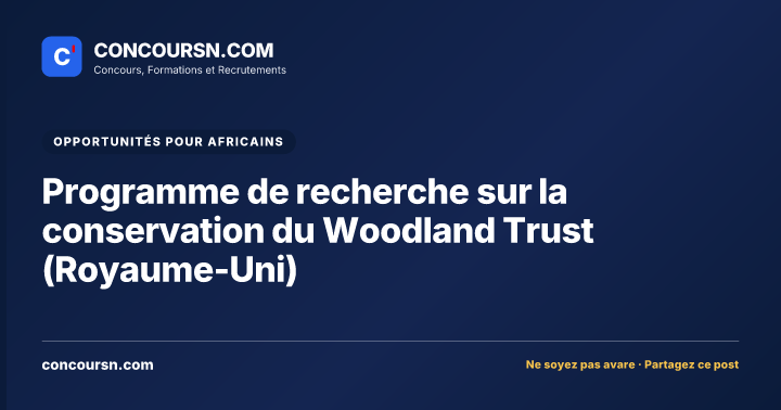 Illustration de l’article : Programme de recherche sur la conservation du Woodland Trust (Royaume-Uni)