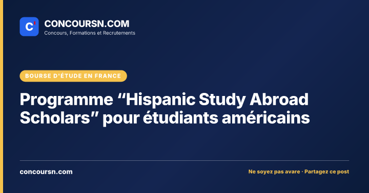 Illustration de l’article : Programme “Hispanic Study Abroad Scholars” pour étudiants américains