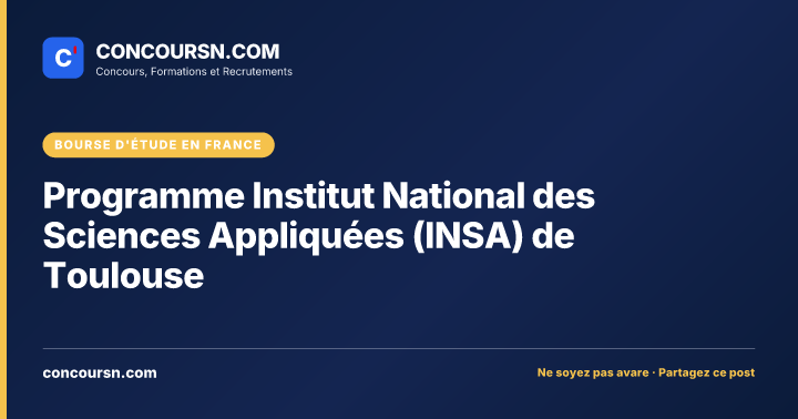 Illustration de l’article : Programme Institut National des Sciences Appliquées (INSA) de Toulouse