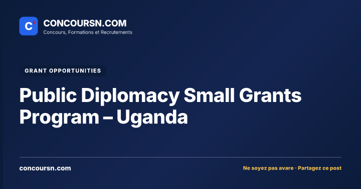 Illustration de l’article : Public Diplomacy Small Grants Program – Uganda