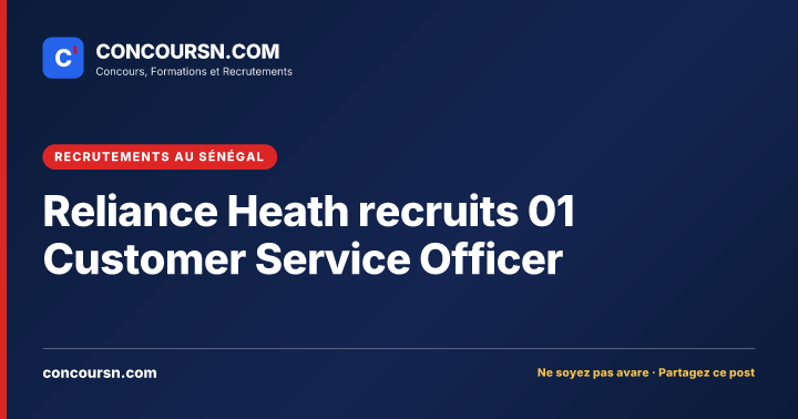 Illustration de l’article : Reliance Heath recruits 01 Customer Service Officer