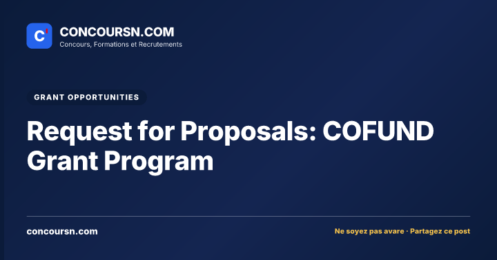 Illustration de l’article : Request for Proposals: COFUND Grant Program