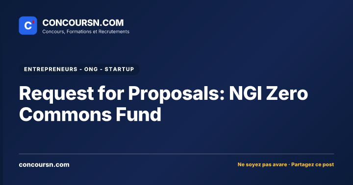 Illustration de l’article : Request for Proposals: NGI Zero Commons Fund