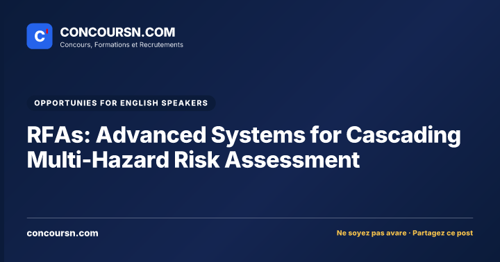 Illustration de l’article : RFAs: Advanced Systems for Cascading Multi-Hazard Risk Assessment