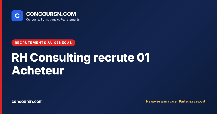 Illustration de l’article : RH Consulting recrute 01 Acheteur