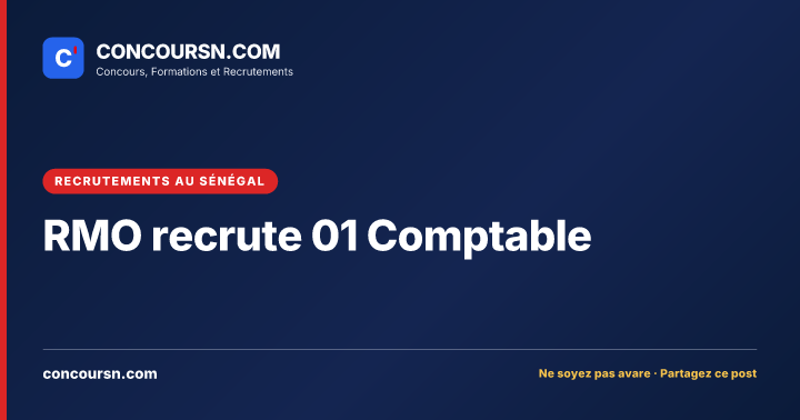 Illustration de l’article : RMO recrute 01 Comptable