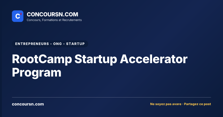 Illustration de l’article : RootCamp Startup Accelerator Program