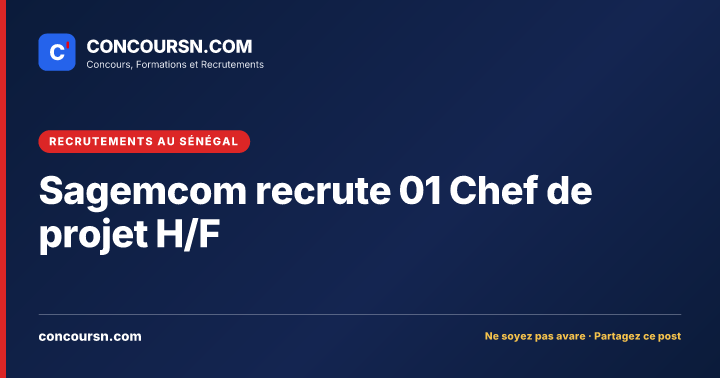Illustration de l’article : Sagemcom recrute 01 Chef de projet H/F
