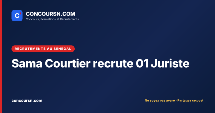 Illustration de l’article : Sama Courtier recrute 01 Juriste