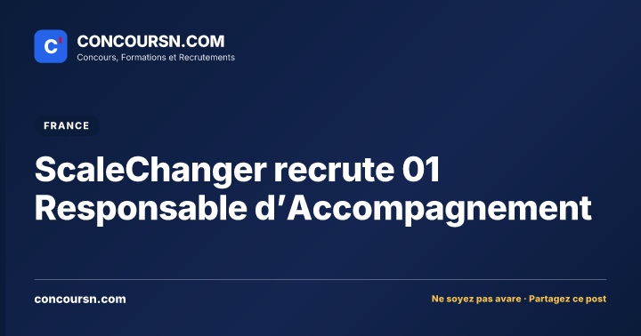 Illustration de l’article : ScaleChanger recrute 01 Responsable d’Accompagnement