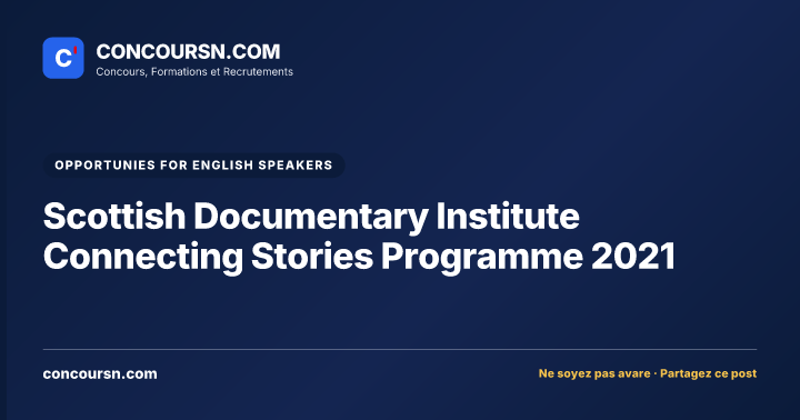 Illustration de l’article : Scottish Documentary Institute Connecting Stories Programme 2021