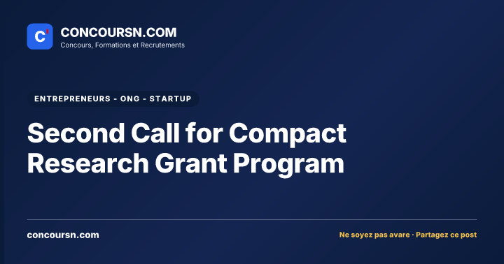 Second Call for Compact Research Grant Program