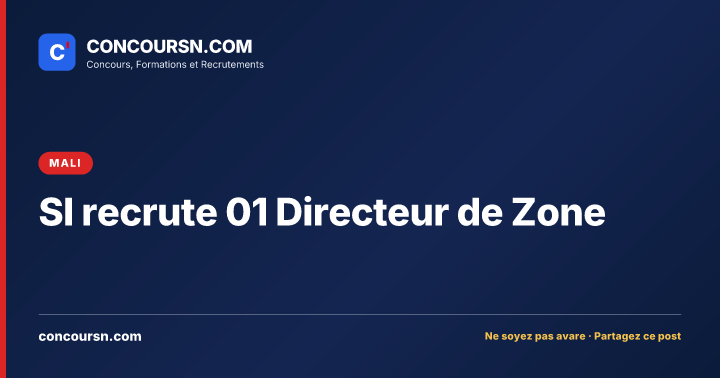 Illustration de l’article : SI recrute 01 Directeur de Zone
