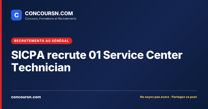 Illustration de l’article : SICPA recrute 01 Service Center Technician