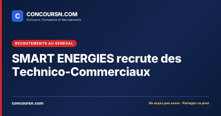 Illustration de l’article : SMART ENERGIES recrute des Technico-Commerciaux