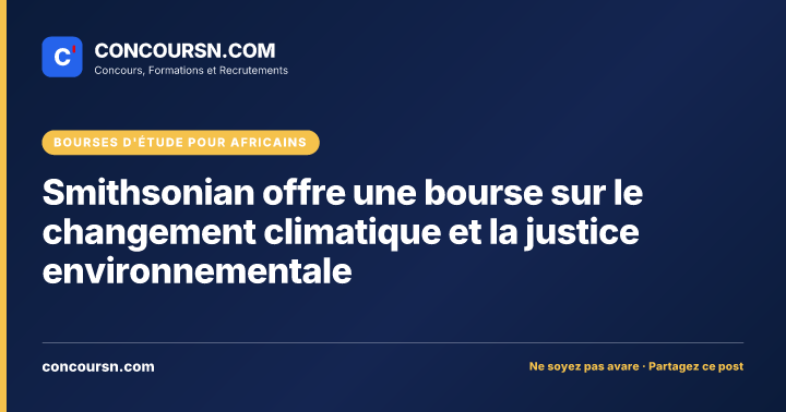 Illustration de l’article : Smithsonian offre une bourse sur le changement climatique et la justice environnementale