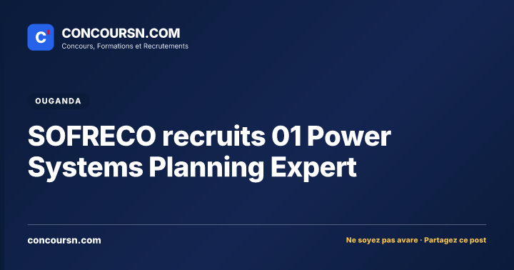 Illustration de l’article : SOFRECO recruits 01 Power Systems Planning Expert