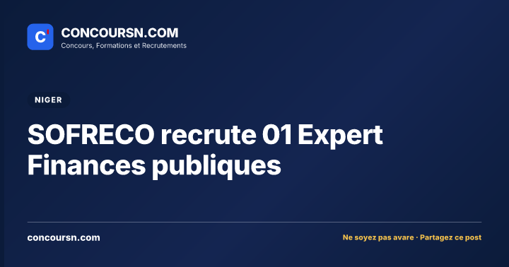 Illustration de l’article : SOFRECO recrute 01 Expert Finances publiques