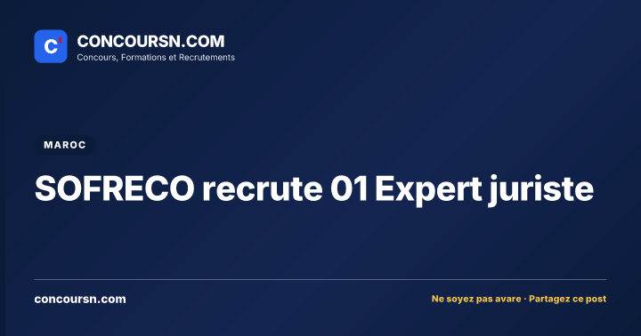 Illustration de l’article : SOFRECO recrute 01 Expert juriste