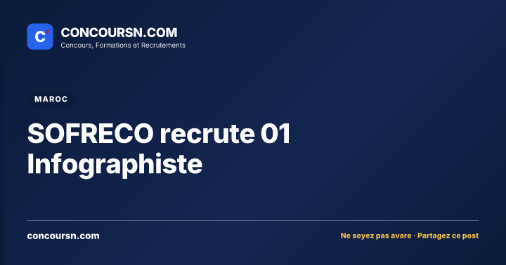 Illustration de l’article : SOFRECO recrute 01 Infographiste