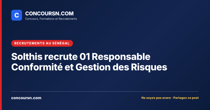 Illustration de l’article : Solthis recrute 01 Responsable Conformité et Gestion des Risques