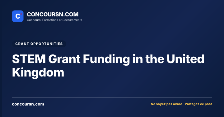 Illustration de l’article : STEM Grant Funding in the United Kingdom