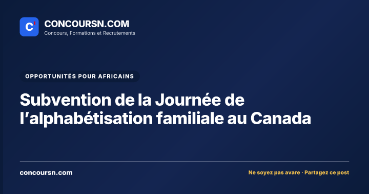 Illustration de l’article : Subvention de la Journée de l’alphabétisation familiale au Canada