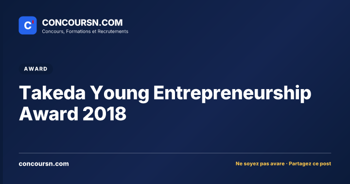 Illustration de l’article : Takeda Young Entrepreneurship Award 2018