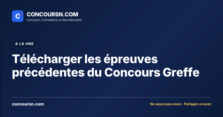 Illustration de l’article : Télécharger les épreuves précédentes du Concours Greffe