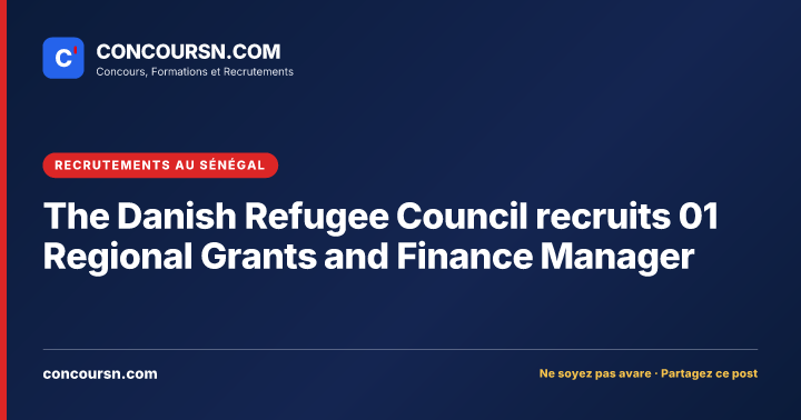 Illustration de l’article : The Danish Refugee Council recruits 01 Regional Grants and Finance Manager