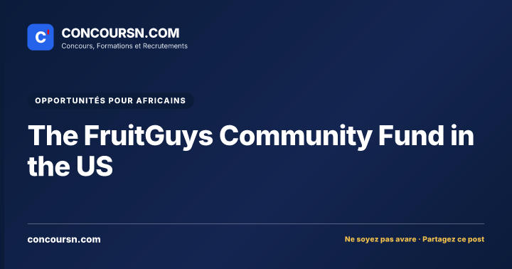 Illustration de l’article : The FruitGuys Community Fund in the US