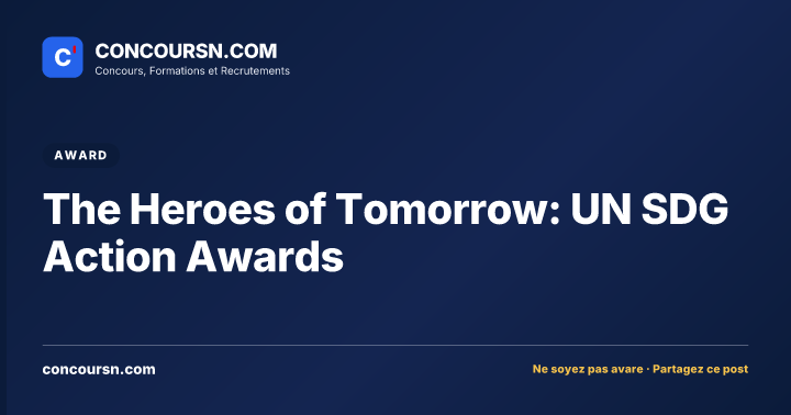 Illustration de l’article : The Heroes of Tomorrow: UN SDG Action Awards