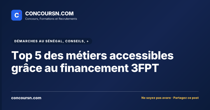 Illustration de l’article : Top 5 des métiers accessibles grâce au financement 3FPT