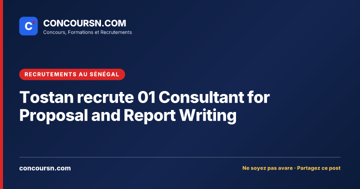 Illustration de l’article : Tostan recrute 01 Consultant for Proposal and Report Writing