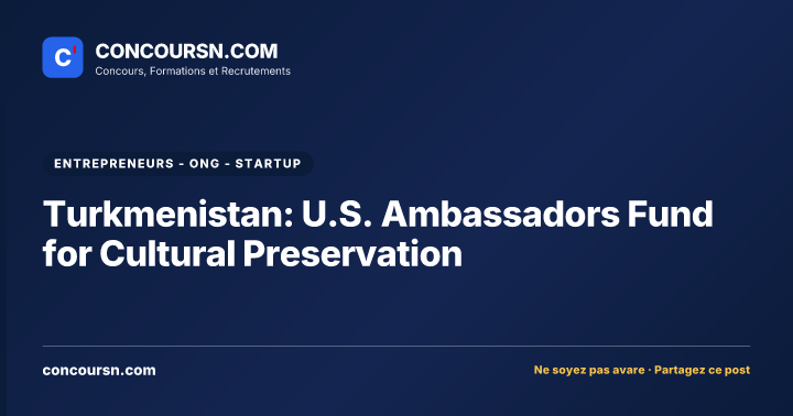 Illustration de l’article : Turkmenistan: U.S. Ambassadors Fund for Cultural Preservation