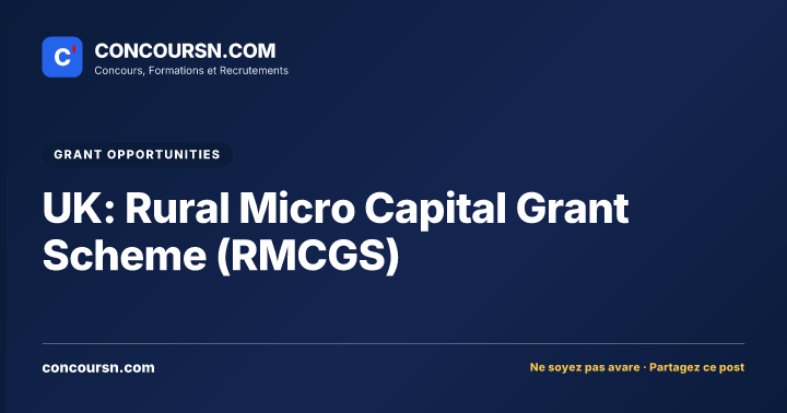 Illustration de l’article : UK: Rural Micro Capital Grant Scheme (RMCGS)