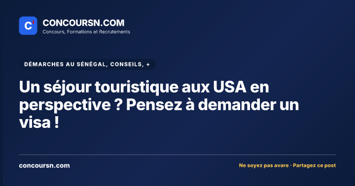 Illustration de l’article : Un séjour touristique aux USA en perspective ? Pensez à demander un visa !