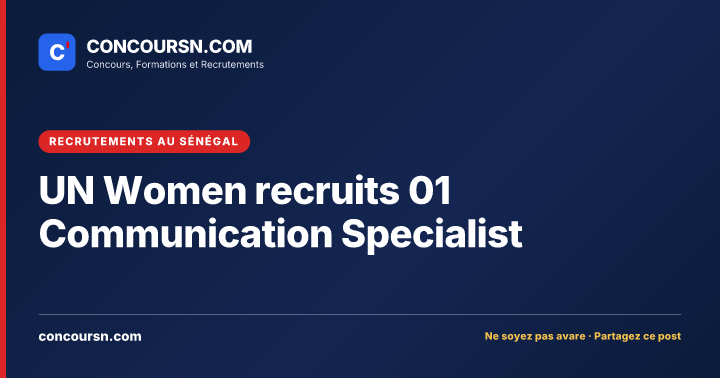Illustration de l’article : UN Women recruits 01 Communication Specialist