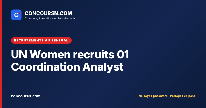 Illustration de l’article : UN Women recruits 01 Coordination Analyst