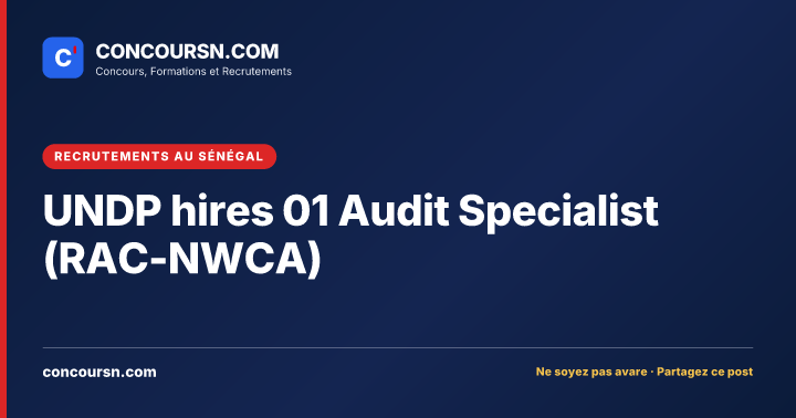 Illustration de l’article : UNDP hires 01 Audit Specialist (RAC-NWCA)