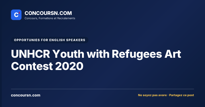 UNHCR Youth with Refugees Art Contest 2020