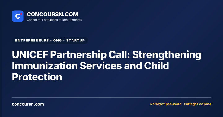 Illustration de l’article : UNICEF Partnership Call: Strengthening Immunization Services and Child Protection