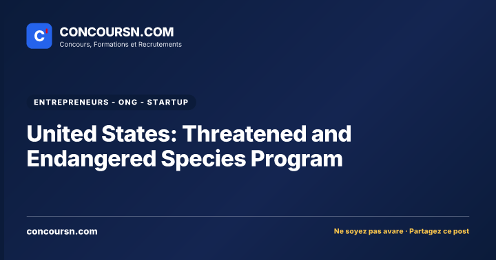 Illustration de l’article : United States: Threatened and Endangered Species Program