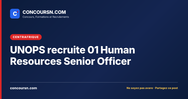 Illustration de l’article : UNOPS recruite 01 Human Resources Senior Officer