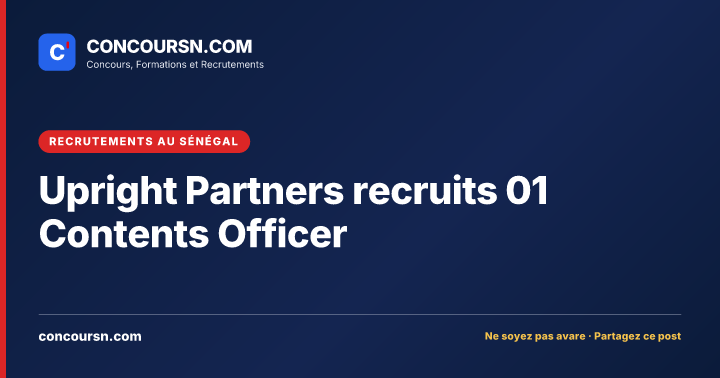 Illustration de l’article : Upright Partners recruits 01 Contents Officer